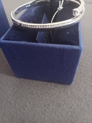 Pulsera Swarovski Mujer Azul y Plata