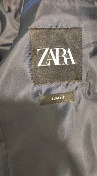 Traje Zara Azul Marino