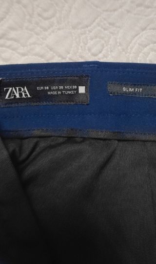 Traje Zara Azul Marino