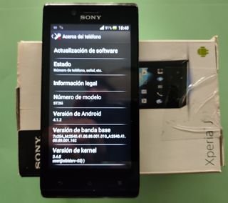 Sony Xperia J ST26i Nero