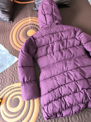 Abrigo Freestyle morado talla 15-16