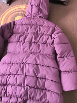 Abrigo Freestyle morado talla 15-16