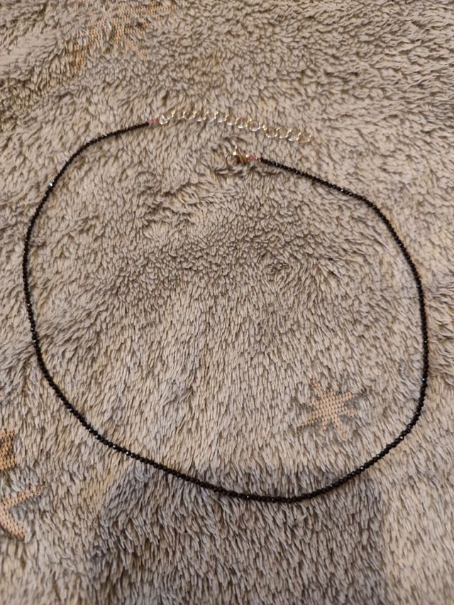 Collana girocollo handmade nera