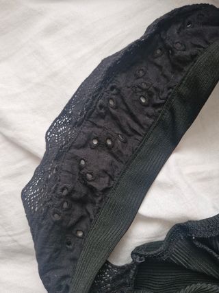 Top tirantes elegante negro
