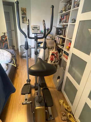 Bicicleta Elíptica 2 en 1 con Sillín