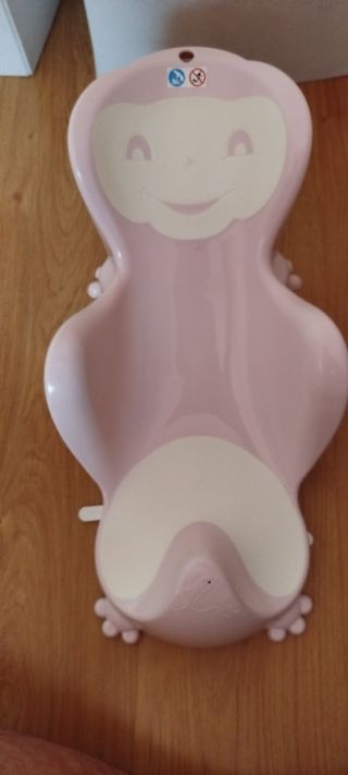Bañera plegable para bebé con hamaca