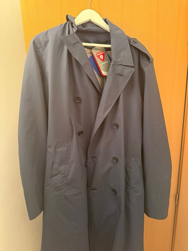 Abrigo militar azul marino talla L