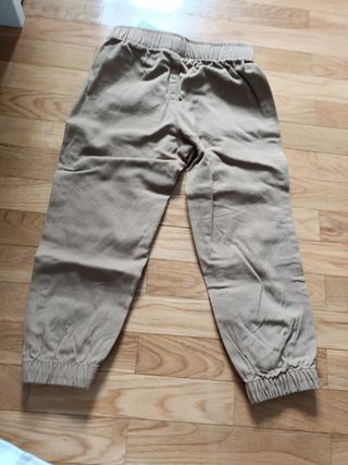 Pantalón jogger H&M niño beige