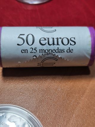 Cartucho Moneda 2 Euros Santiago 2018