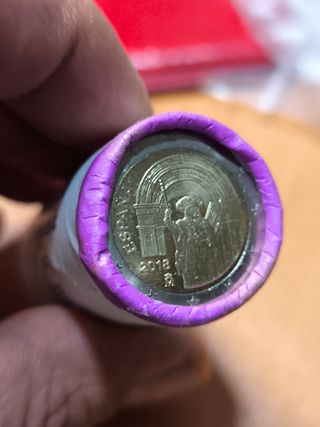 Cartucho Moneda 2 Euros Santiago 2018