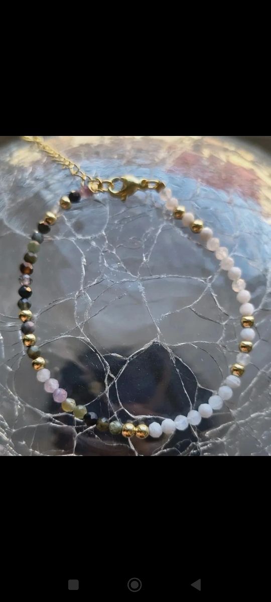 Bracciale handmade acciaio inossidabile oro