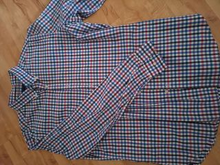 Camisa Massimo Dutti cuadros azul y rojo