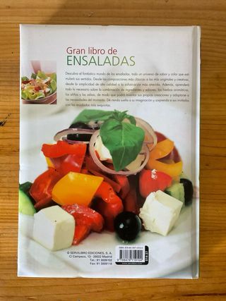 LIBRO DE LAS ENSALADAS Y DIETA BAJA EN CALORÍAS 