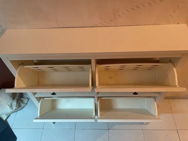 Zapatero Ikea Hemnes Blanco