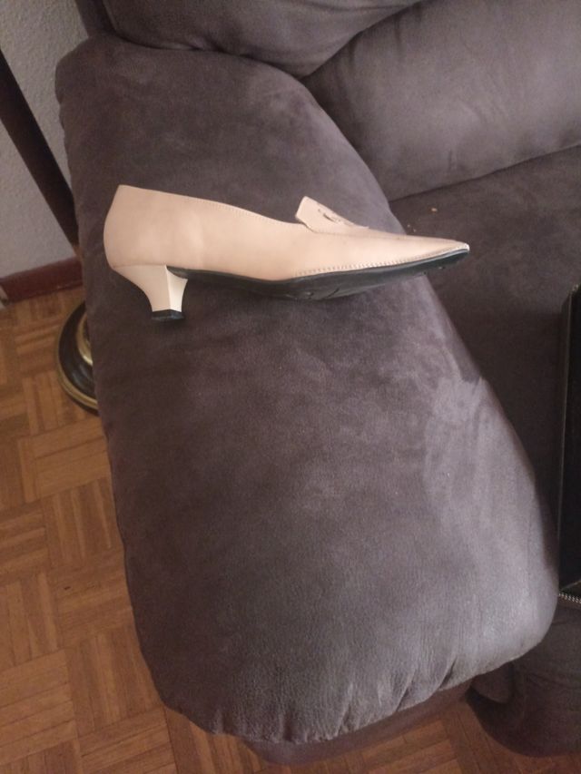 Zapatos Pitillos Beige Mujer Cómodos