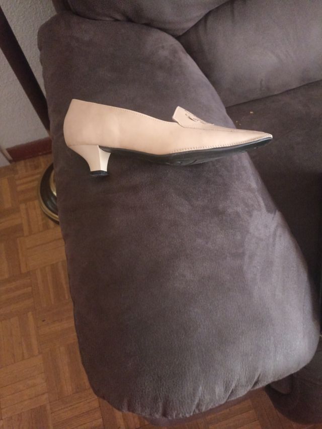 Zapatos Pitillos Beige Mujer Cómodos