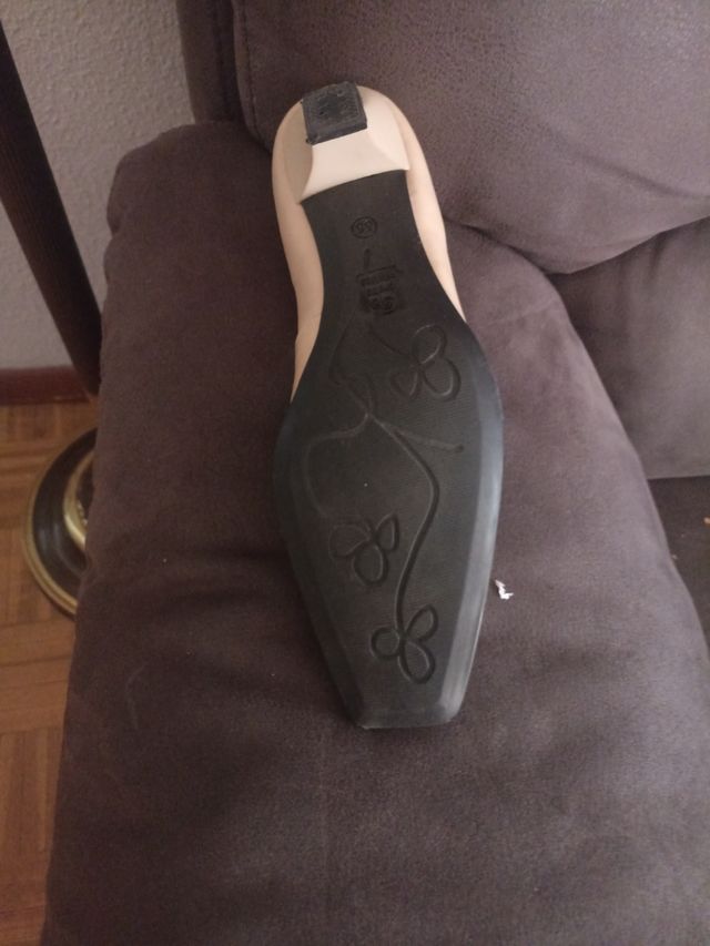 Zapatos Pitillos Beige Mujer Cómodos