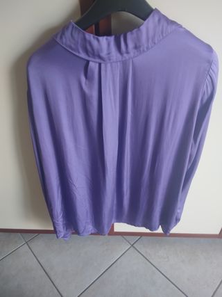 Camicia Tensione in donna viola taglia unica