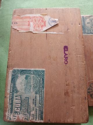 Caja antigua El Potosí Fábrica de Tabacos