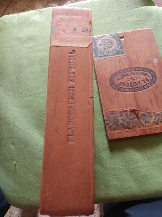 Caja antigua El Potosí Fábrica de Tabacos