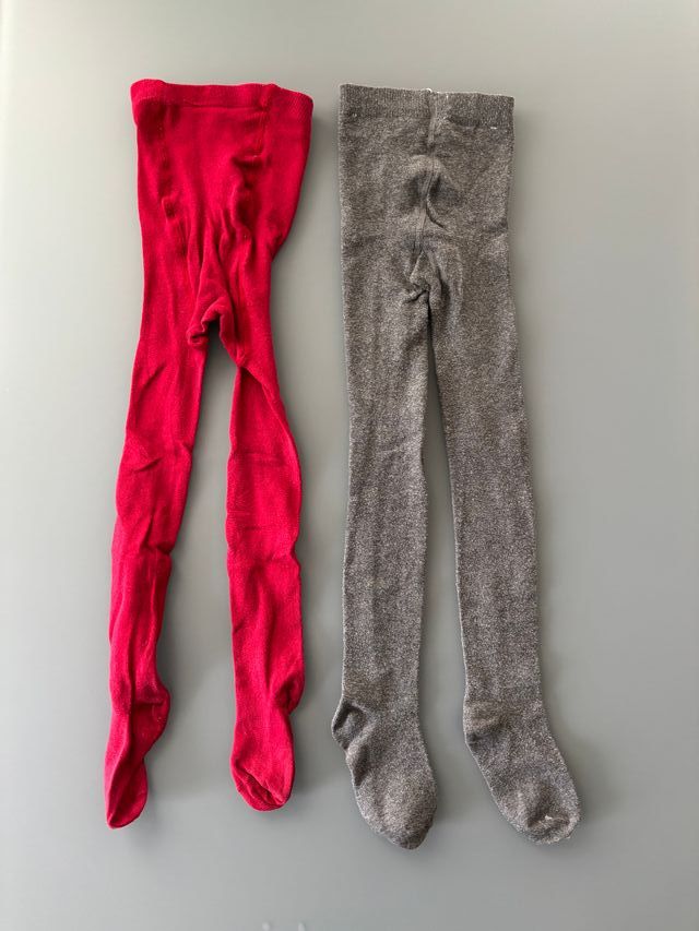 Lote 2 leotardos niña talla 6 años