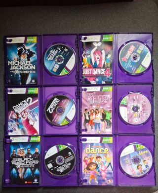 Lote 10 Juegos de Xbox 360 Kinect