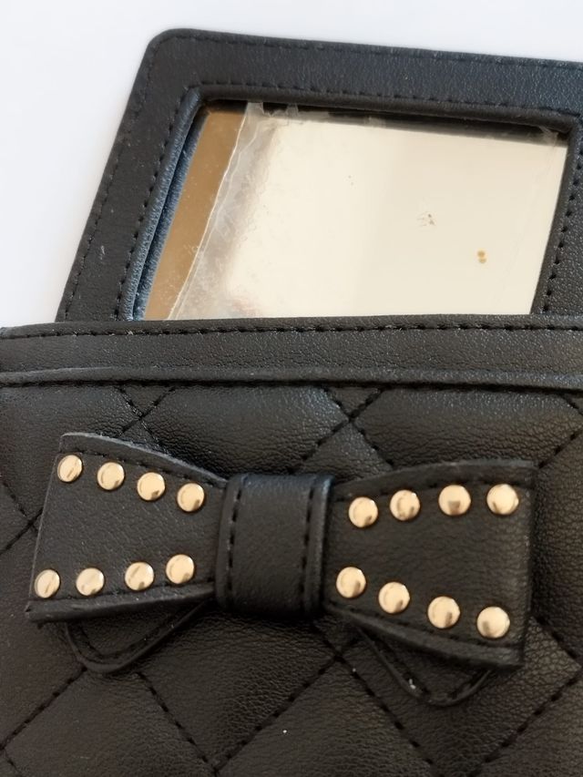 Specchietto Carpisa nero con fiocco NUOVO