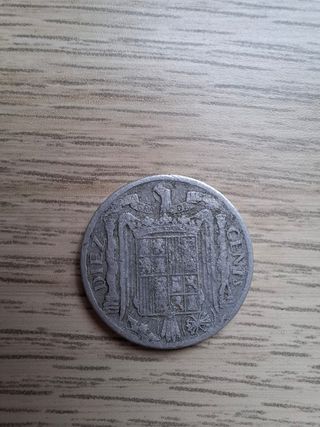 Moneda 10 Centavos España 1945