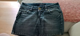 Vaquero corto denim