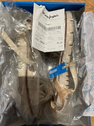 Sandalias Mustang Piel Talla 38 Beige