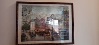 Quadro Parigi Vintage Moulin Rouge