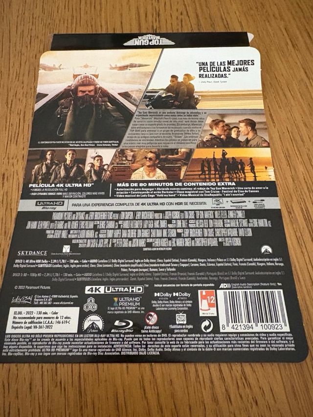 Top Gun Maverick 4K Blu-ray Steelbook
