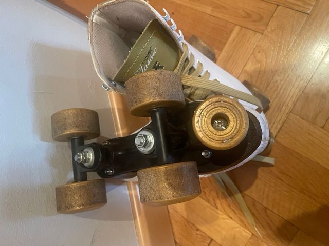 Patines Clásicos Blancos  talla 35