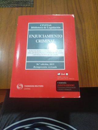 Enjuiciamiento Criminal (Papel + e-book) (Bibli...