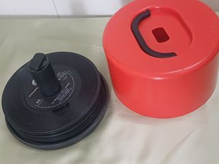 Portadischi anni '70 Kartell + 45 giri
