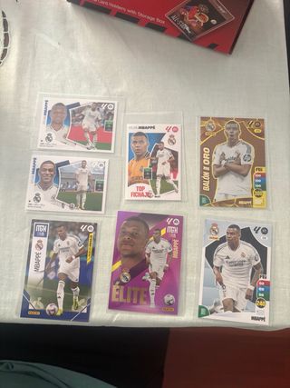 Lote 7 Cromos Kylian Mbappé Panini