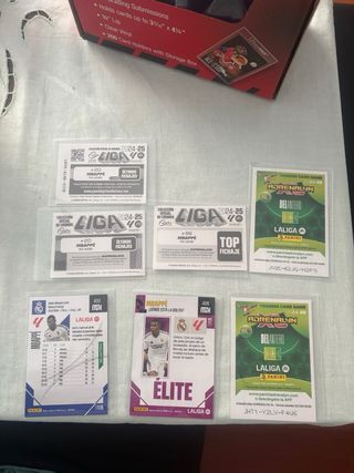 Lote 7 Cromos Kylian Mbappé Panini