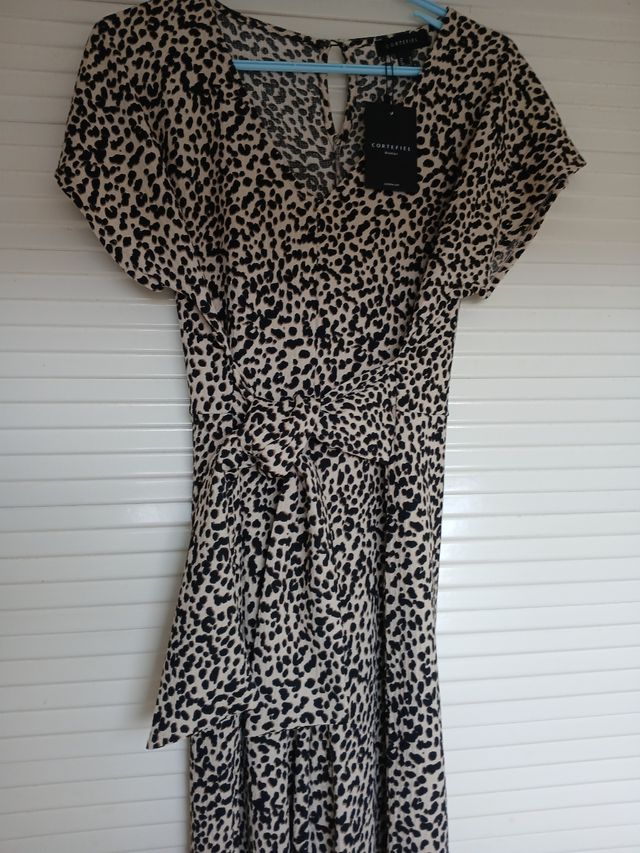 Mono Cortefiel estampado animal print