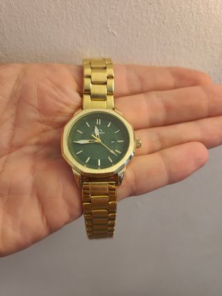 Pareja de Relojes Oro y Verde