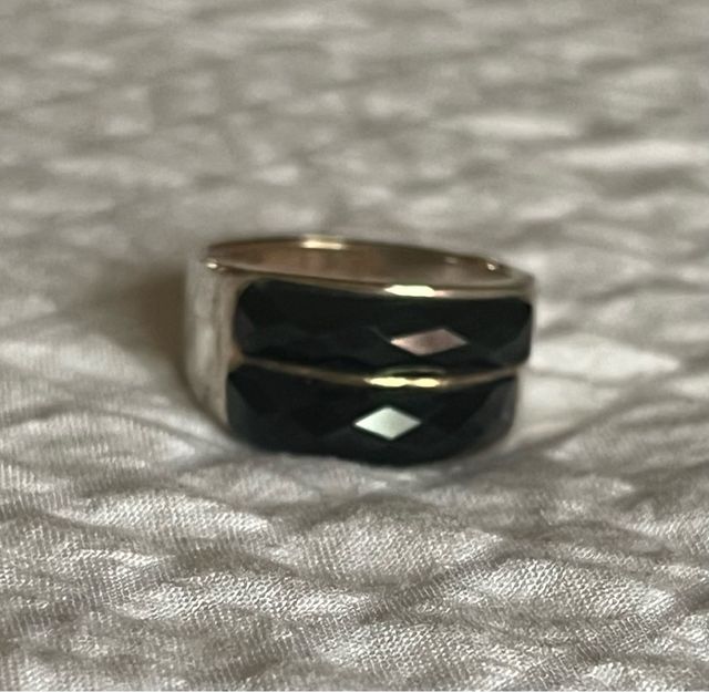 Anillo Plata y Ónix Talla 19