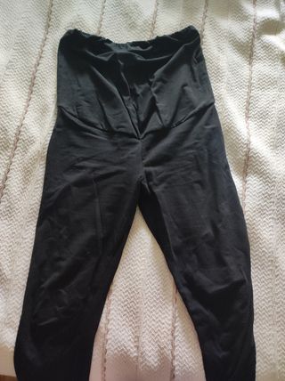 Mallas premamá finas negras.