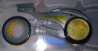 Moto de plástico colección desconocida