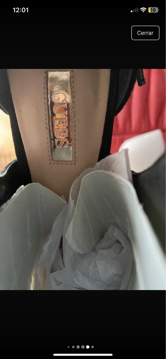 Zapatos Guess Talla 38 Negros