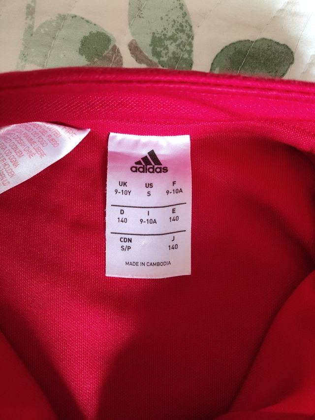 Polo Adidas Rojo Niño