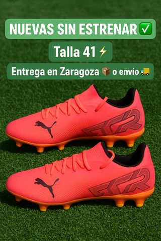 Zapatillas Puma FTR Naranja/Negro Nuevas