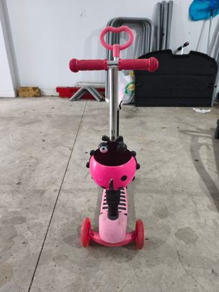 Patinete infantil rosa 