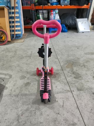 Patinete infantil rosa 