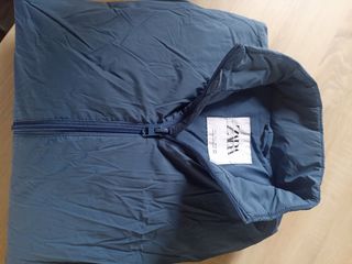 Chaqueta Zara Hombre Azul Marino Ligera