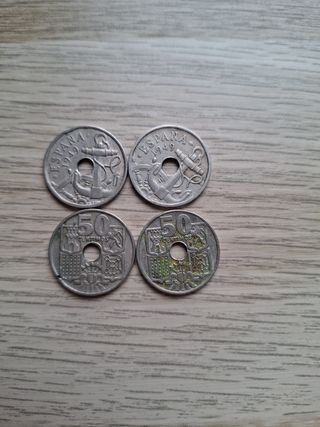 Moneda 50 Centavos España 1949