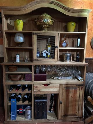 Acordamos precio???Alacena rústica de madera